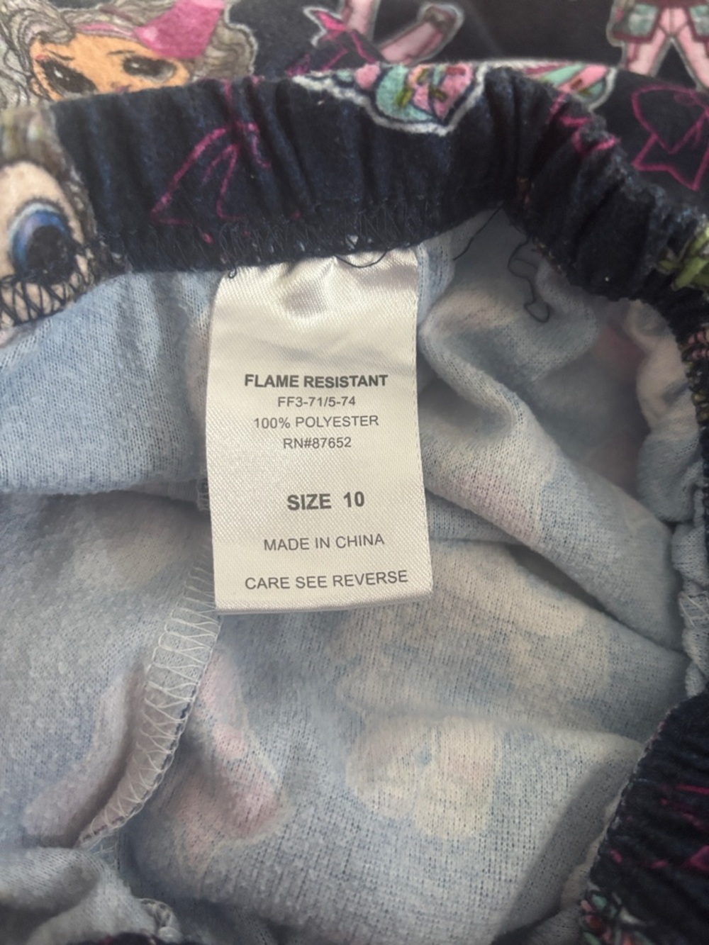 L.O.L. Surprise! Navy Pajama Set with Pink & Cream Accents - Picture 8 of 9